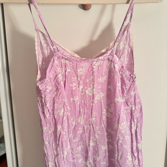 ZARA HOME purple floral lingerie slip dress - Picture 6 of 6